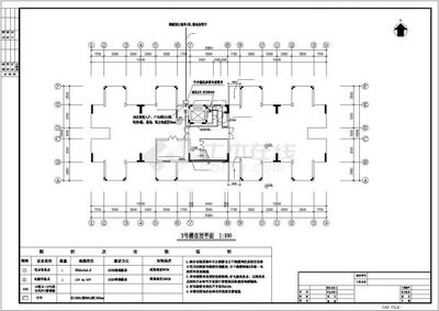 【广州】某大学单身公寓综合布线图纸